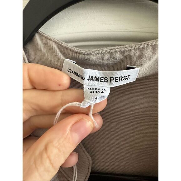 NWT James Peres V-Neck Long Sleeve Button-Up Top Size: S - Picture 9 of 11